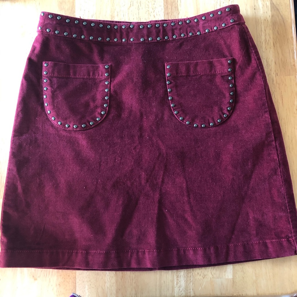 Mossimo velvet Mini Skirt
